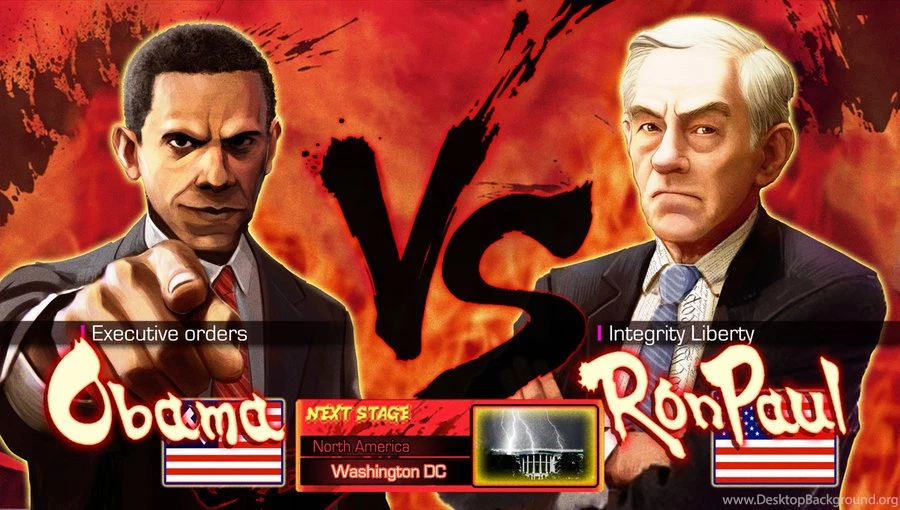 Ron Paul VS Obama By Pazero On DeviantArt