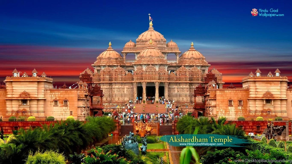 Akshardham Temple HD Wallpapers For Desktop Free Download