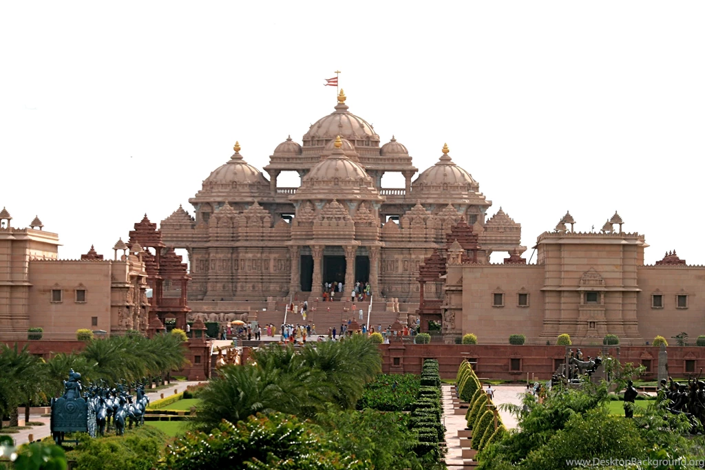 Swaminarayan Akshardham Hindu Temple In Delhi HD Wallpapers