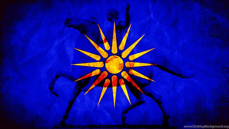 Alexander The Great Macedonian Flag Grunge Style By ...