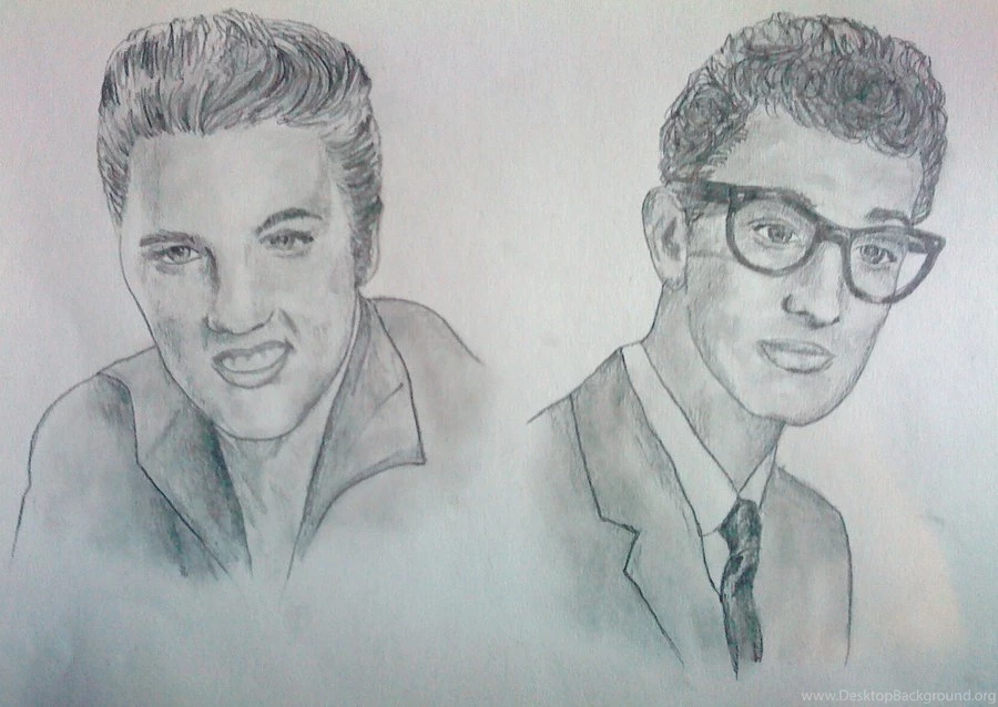 Elvis Presley And Buddy Holly By Hikathleen On DeviantArt