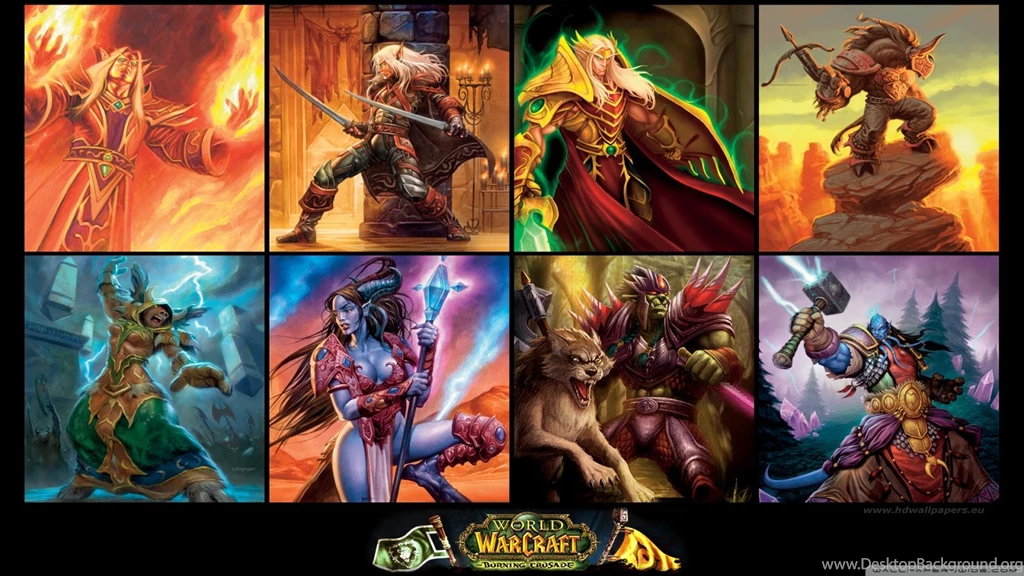 World Of Warcraft The Burning Crusade Hd Desktop Wallpapers