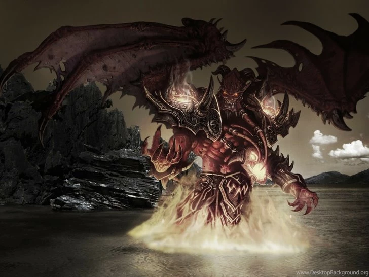 Red Fantasy Art Artwork World Of Warcraft The Burning