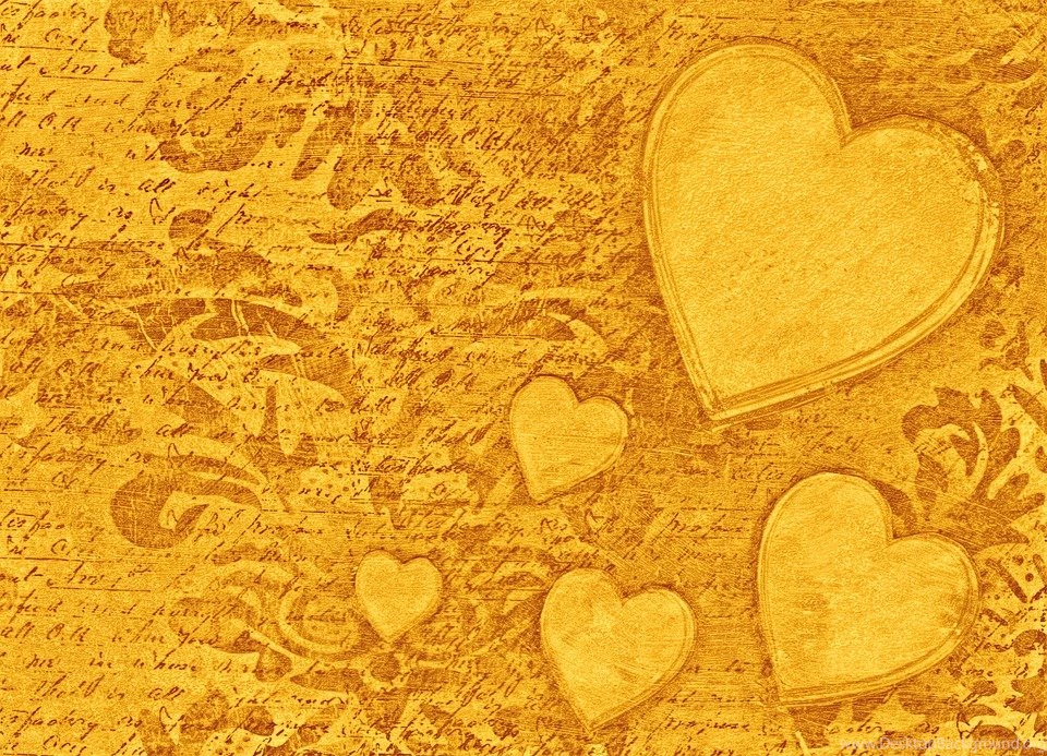 Free Illustration: Gold Heart Backgrounds Free Image On Pixabay ...