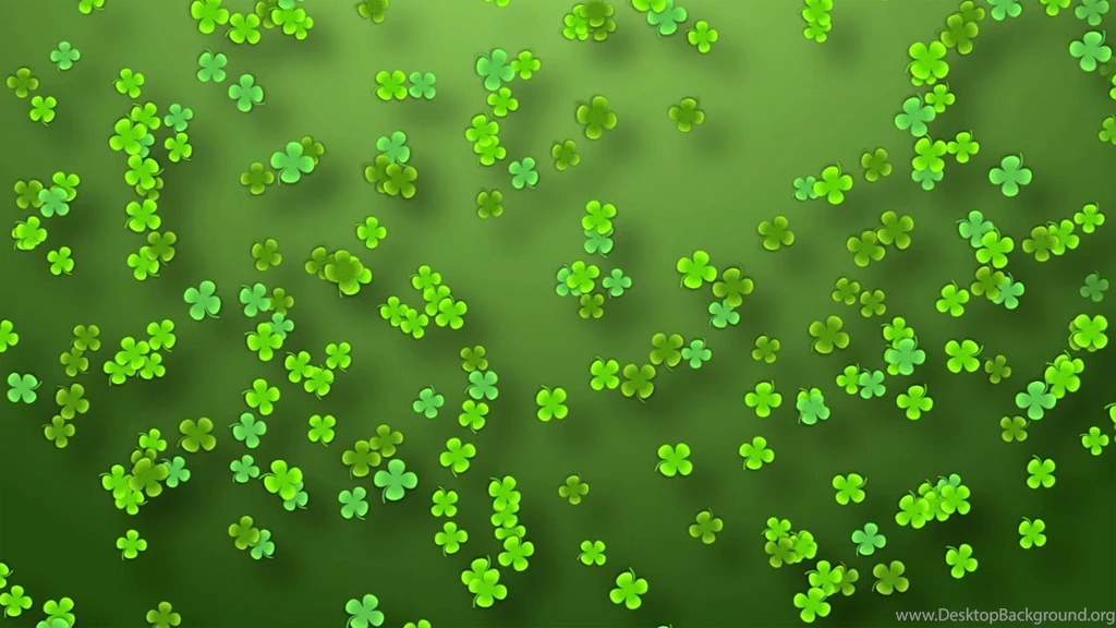 Free St. Patrick's Day Backgrounds Loop Green Shamrocks YouTube