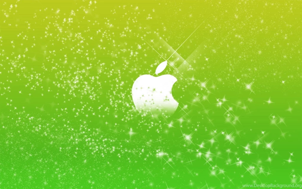 1280x800 Green Apple Logo Desktop PC And Mac Wallpapers