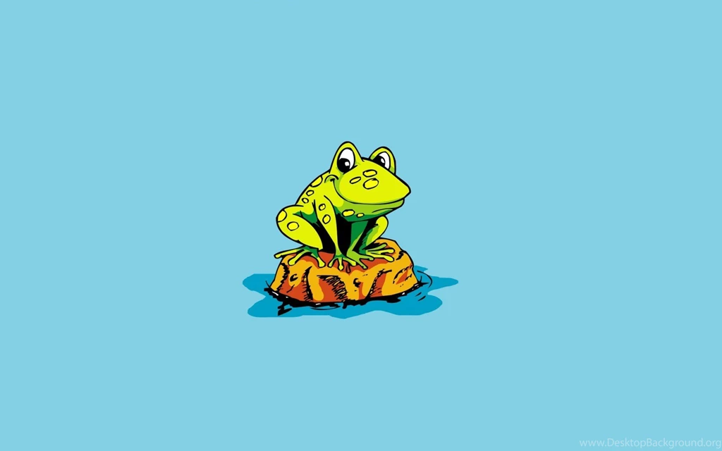 Frog, Naughty, Island, Art, Vector, Cartoon, Backgrounds