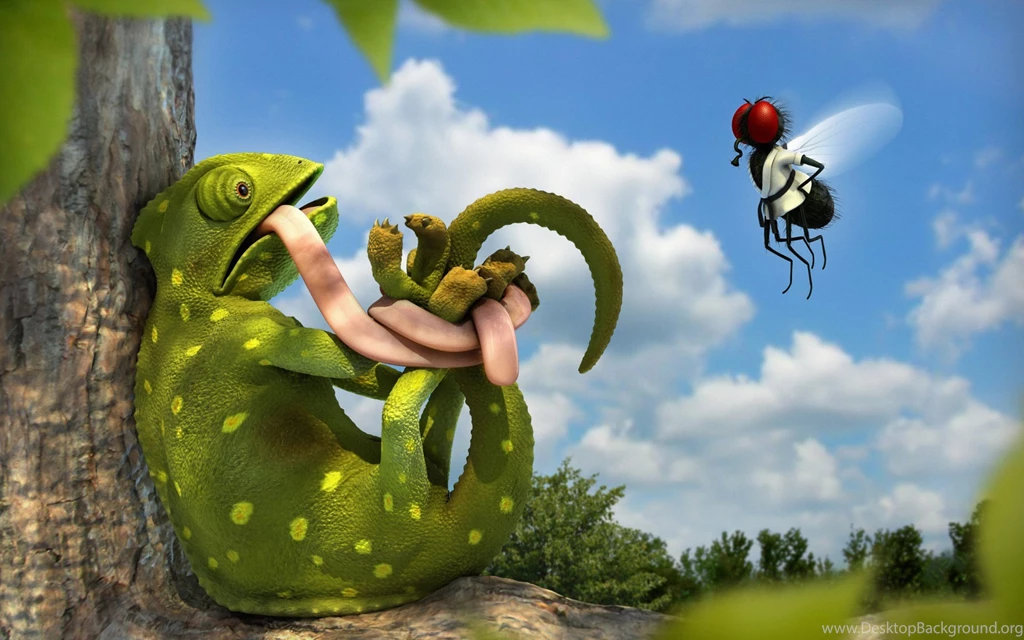 Funny Frog Cartoon