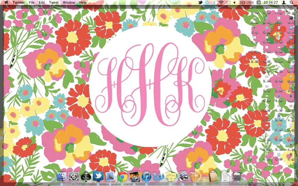 Make Monogram Desktop Wallpapers