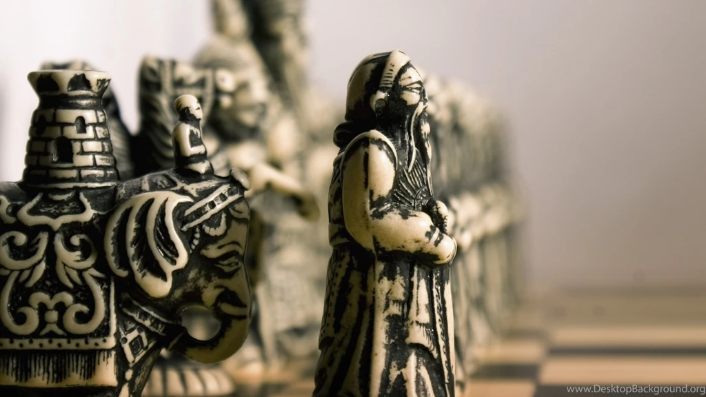Download Wallpapers 1920x1080 Chess, Figures, Board, Game, Elephant ...