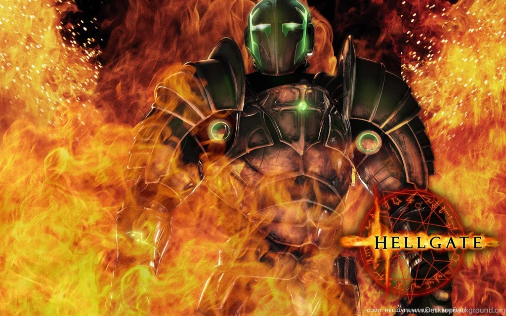HELLGATE LONDON Fantasy Action Sci fi Warrior Armor Fire Wallpapers ...