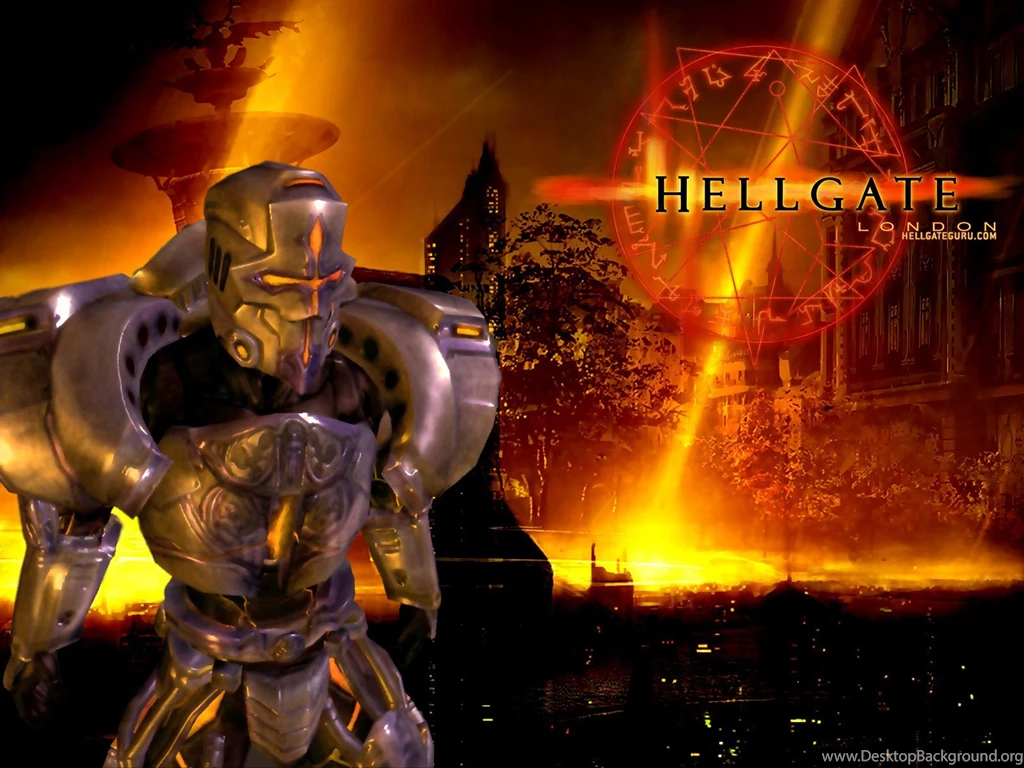 HELLGATE LONDON Fantasy Action Sci fi Poster Warrior Armor ...