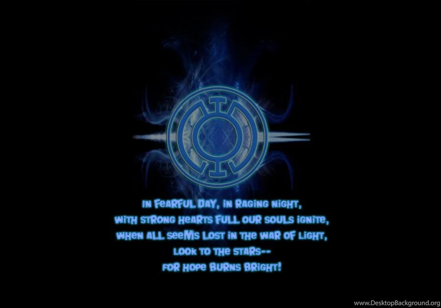 DeviantArt: More Like Blue Lantern Oath By Hipidy