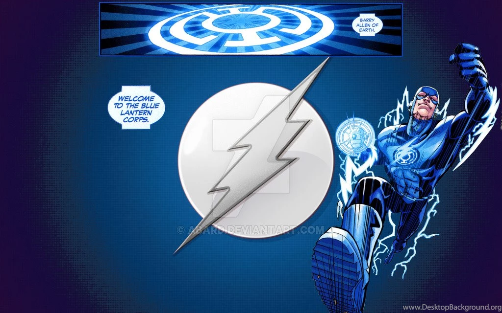 Blue Lantern Flash By Abard On DeviantArt