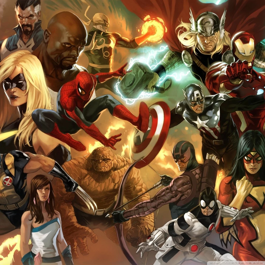 Marvel Comics Characters HD Desktop Wallpapers : Dual Monitor