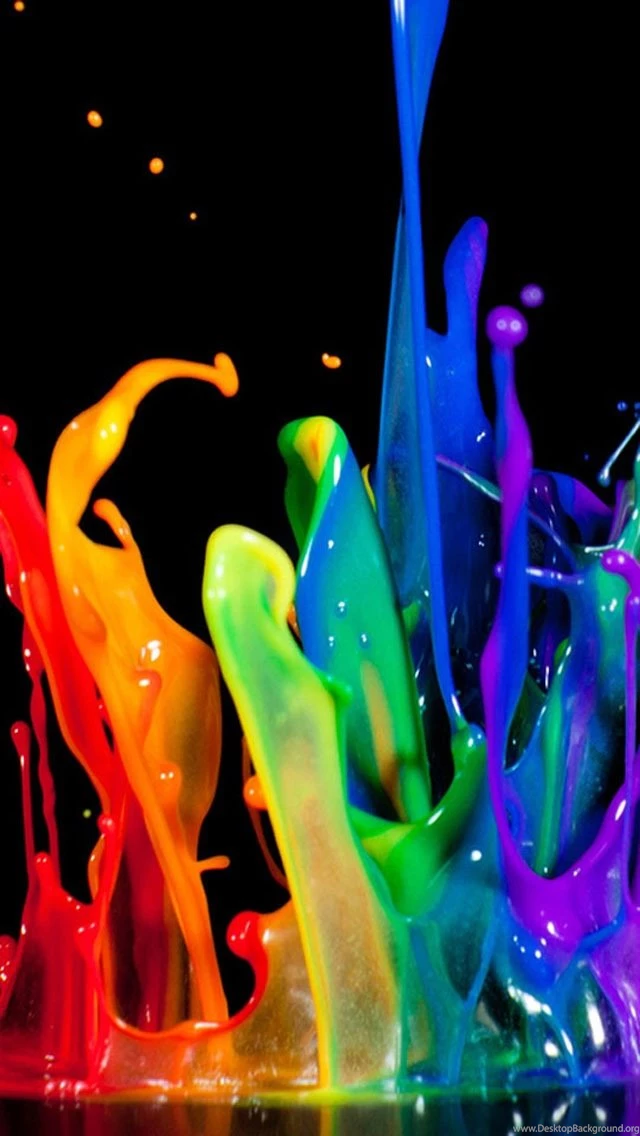3D Paint iPhone Wallpapers, iPhone 5(s)/4(s)/3G Wallpapers