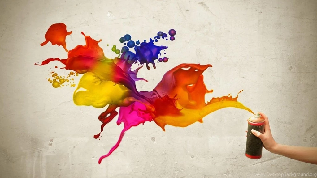 Colourful Spray Abstract HD Wallpapers