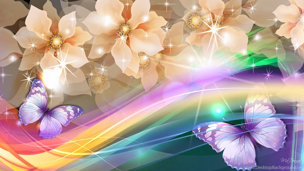 Spring Flowers And Butterflies Wallpapers
