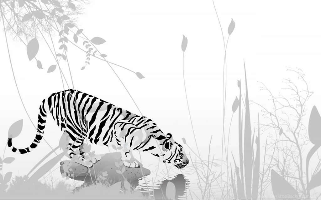 Tiger Vector Art Wallpapers