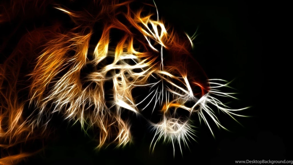 Tiger Art Digital Translucent Tiger HD Wallpapers, Desktop ...
