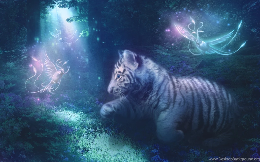 Fantasy Tiger Animal Predator Art Artistic Wallpapers