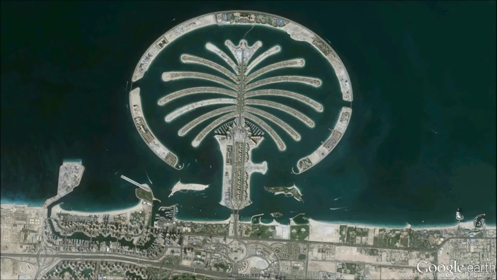 A Satellite History Of Palm Islands Dubai YouTube