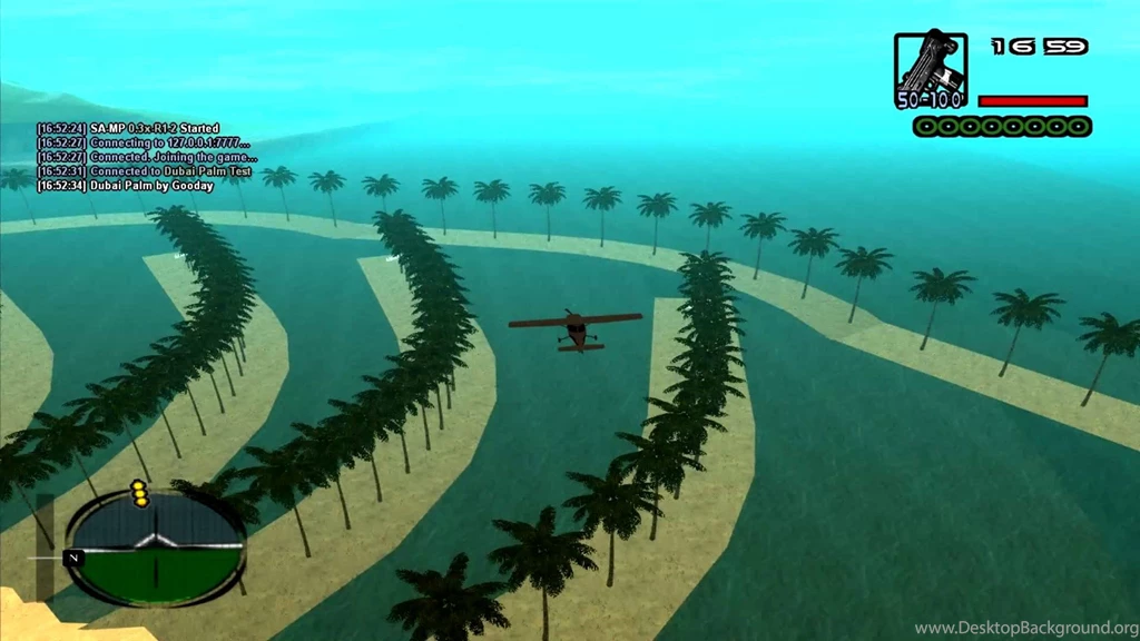 Dubai Palm Island Map   Grand Theft Auto SA   YouTube