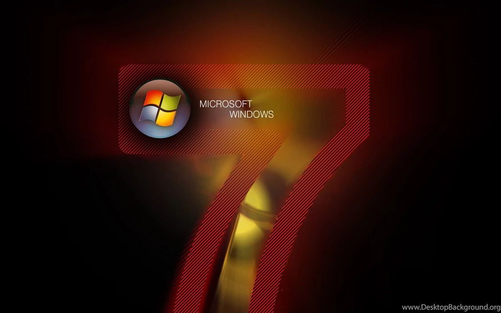 Download Wallpapers 3840x2400 Windows 7, Microsoft, Red, Logo ...