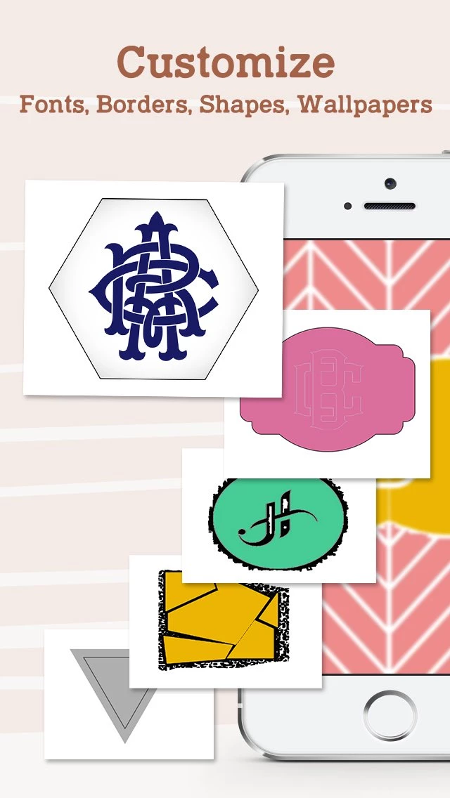 Monogram Lock Screen Wallpapers Maker!!! Make Your Monograms