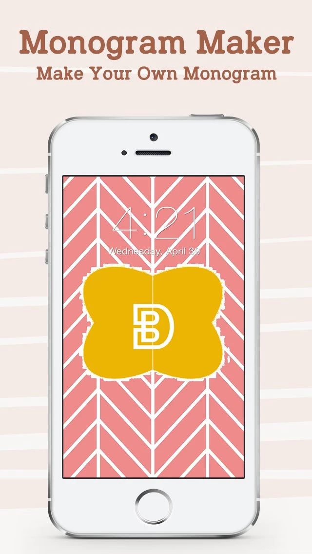 Monogram Lock Screen Wallpapers Maker!!! Make Your Monograms