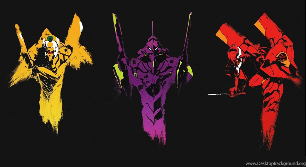 The Evangelion Units! (x post /r/Evangelion) : Wallpapers