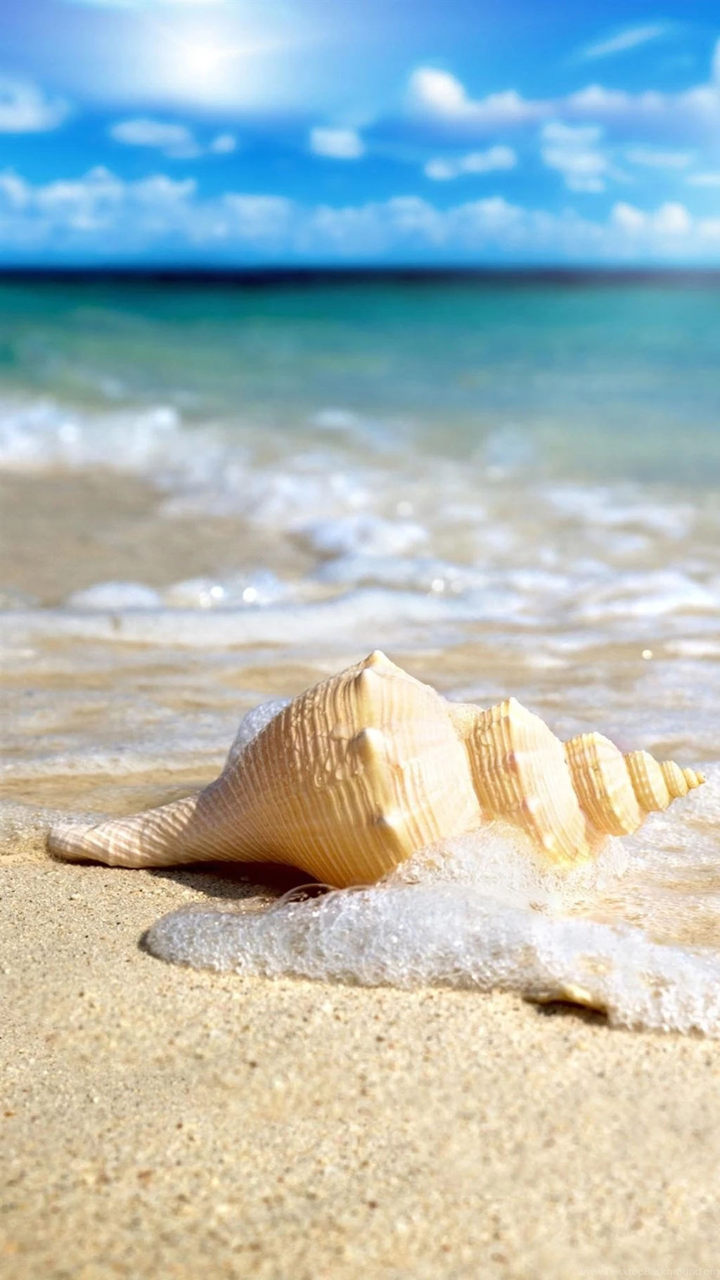 Sandy Beach Galaxy S4 Wallpapers Hd