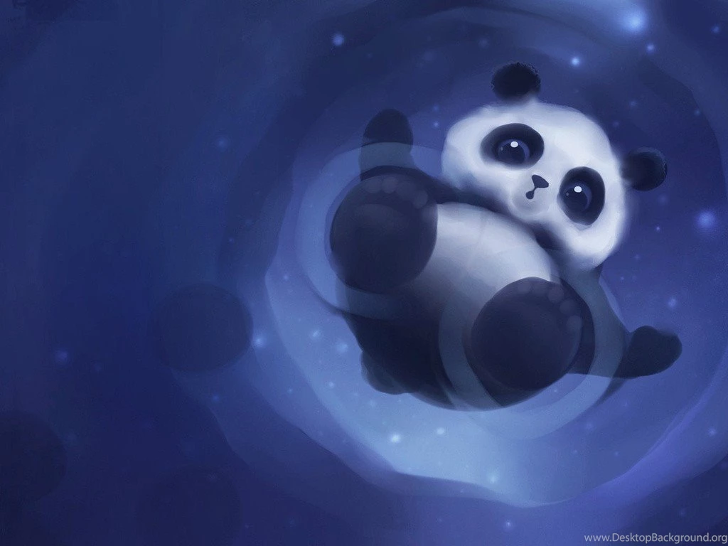 Bears: Panda Bear Blue Mist Sweet Rewalls Free Desktop Backgrounds ...