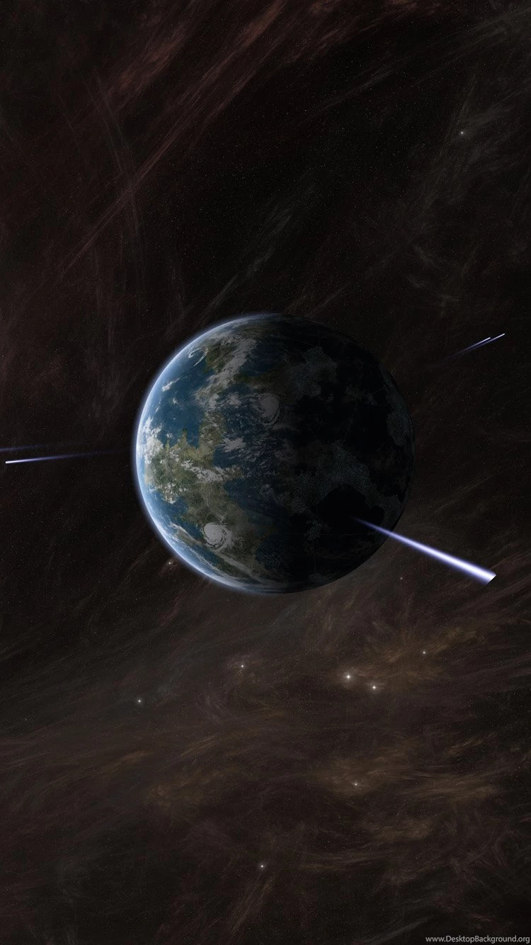 Comet Across The Globe iPhone 6 Wallpapers