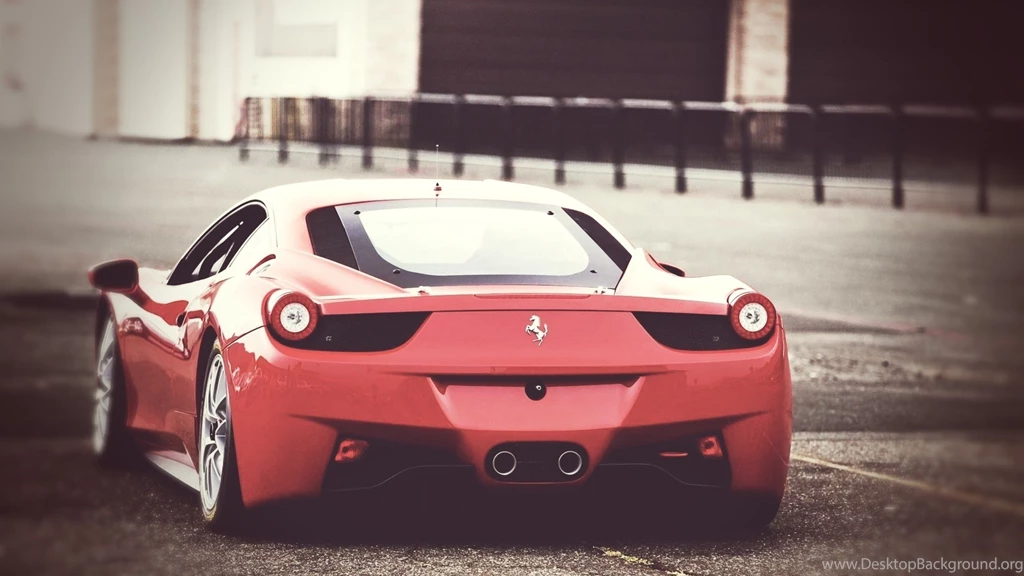 Ferrari 458 Italia Red Back Wallpapers 1920 HD Download Page ...