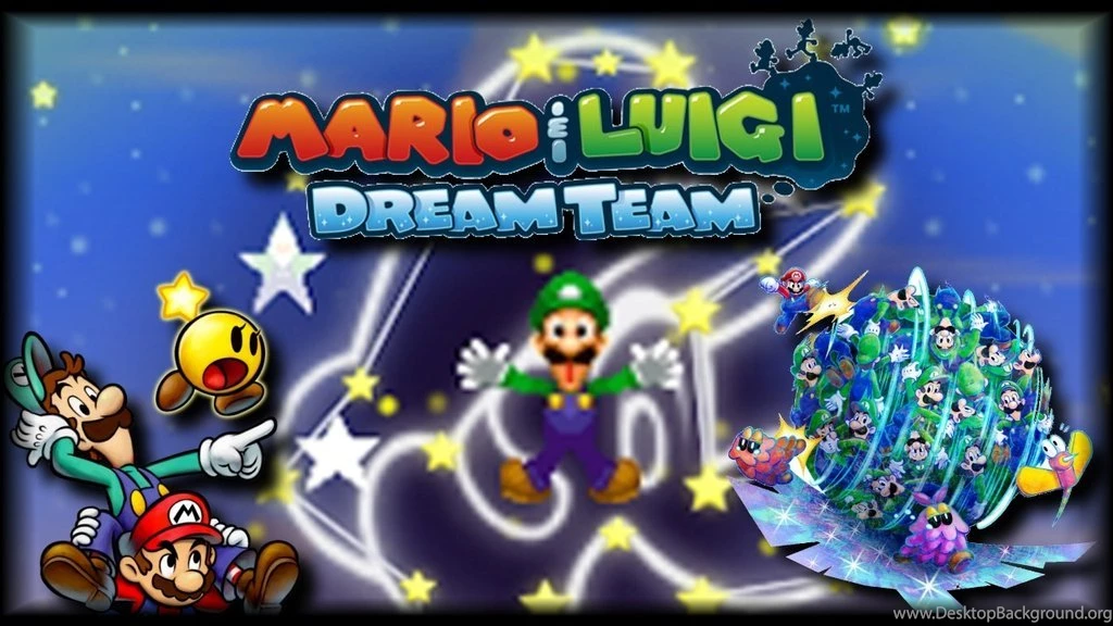 Mario And Luigi Dream Team Custom Wallpapers By Lulikat15 On DeviantArt