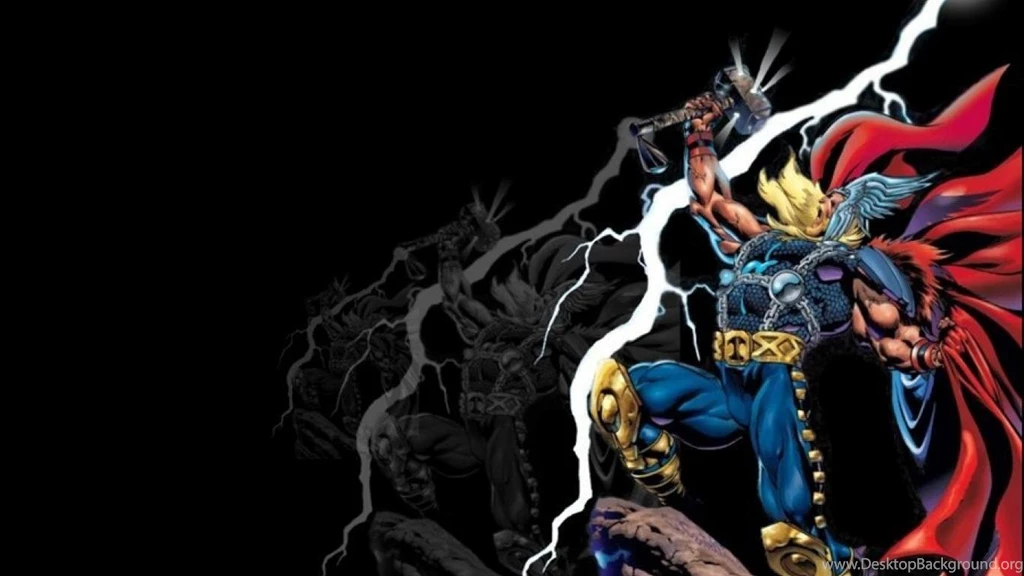 Thor Comics Animation Manga Cartoon Superhero Lighting HD ...