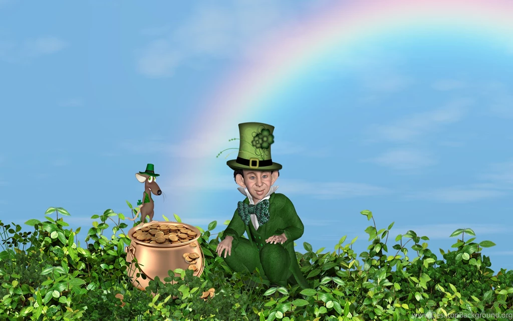 Leprechaun Mouse Bowler Money 3d Wallpapers