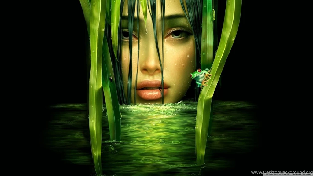 Girl Drawing HD Desktop Wallpapers : Fullscreen