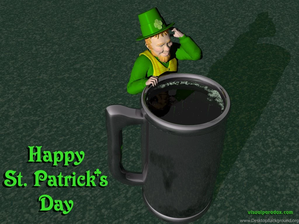 Free 3D Wallpapers 'Leprechaun' 1024x768