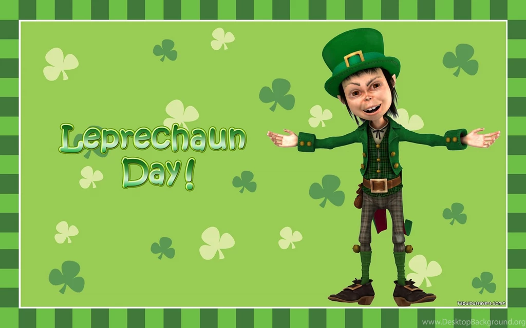 Free Leprechaun Day Computer Desktop Wallpapers