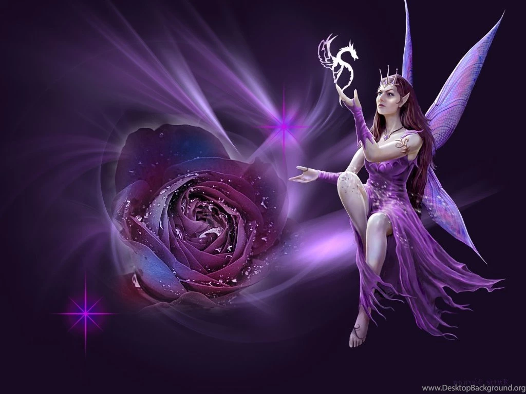 Wallpapers Fairy In Purple Purp Abstract With 211865.6 1024x768 ...