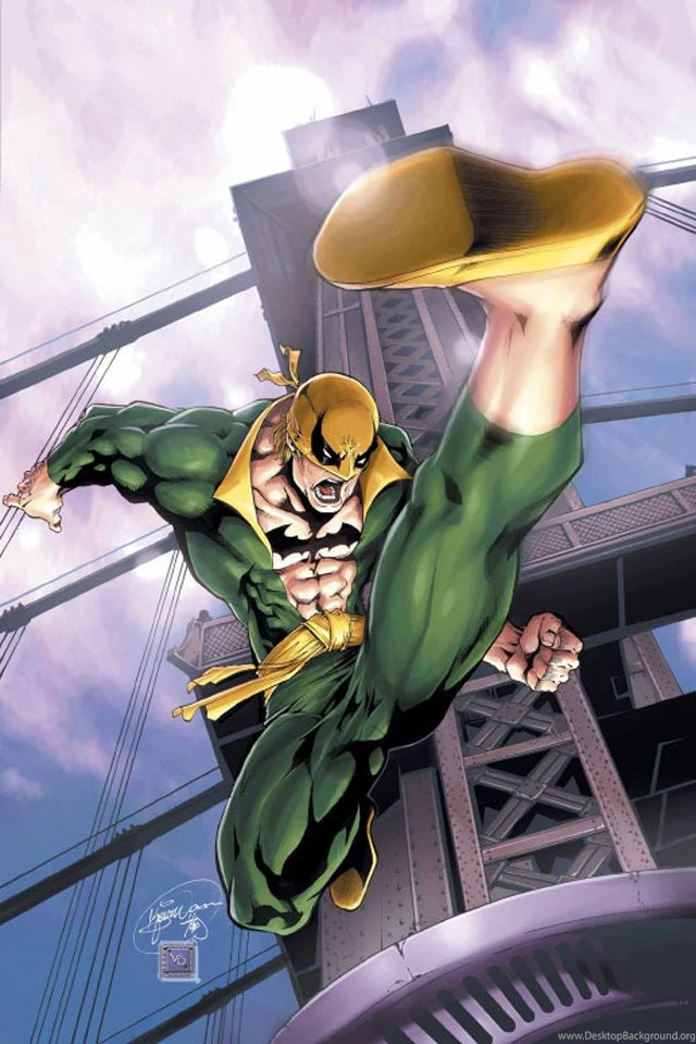 Iron Fist I4 Drawns Cartoons Wallpapers For iPhone Download Free