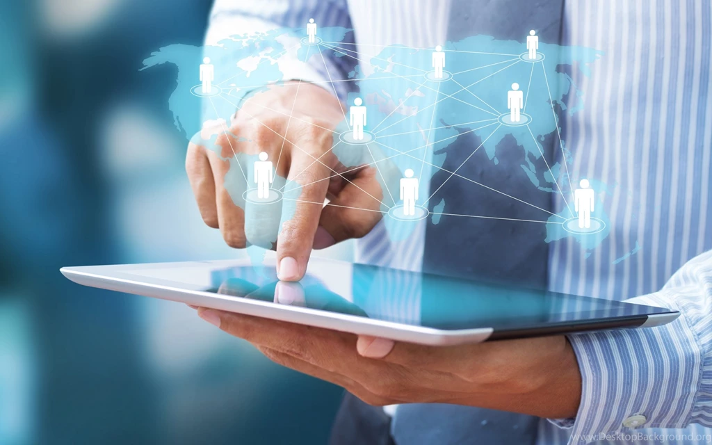 Hi tech, Business Communication, Man, Tablet, Office