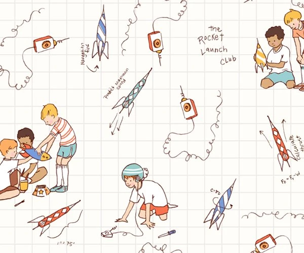 The World's Cutest Wallpapers + Wall Decals For Kids Rooms.