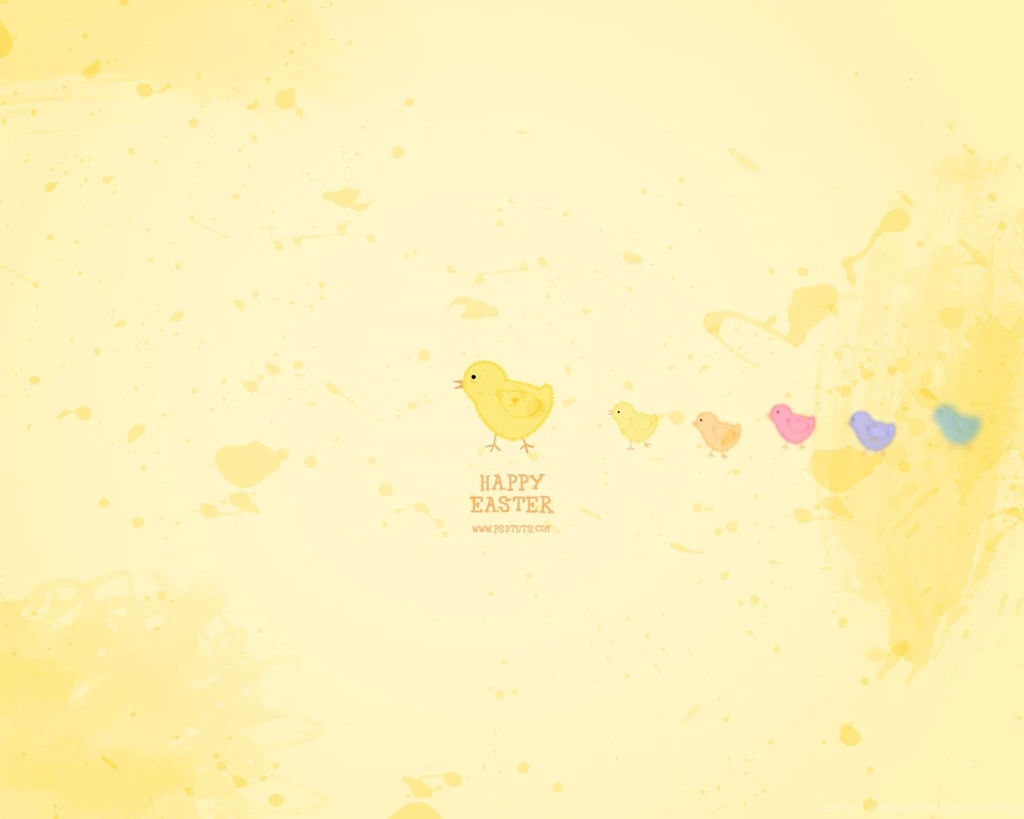 Super Cute Easter Wallpapers Illustration Tutorial