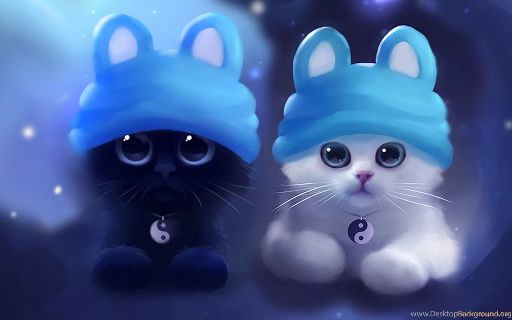 Sweet Cat Couple Wallpapers