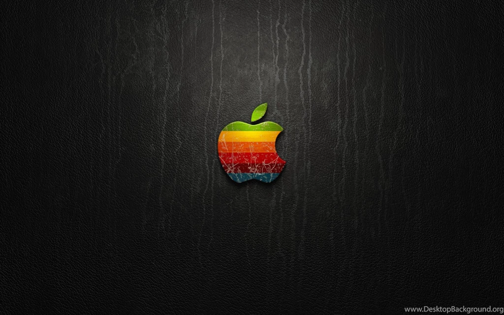 Desktop Hd Space Red Apple Logo Wallpapers