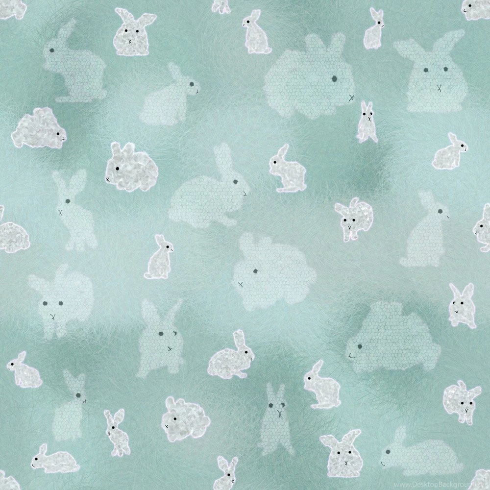 Soft Easter Bunny Seamless Tile Backgrounds Pattern