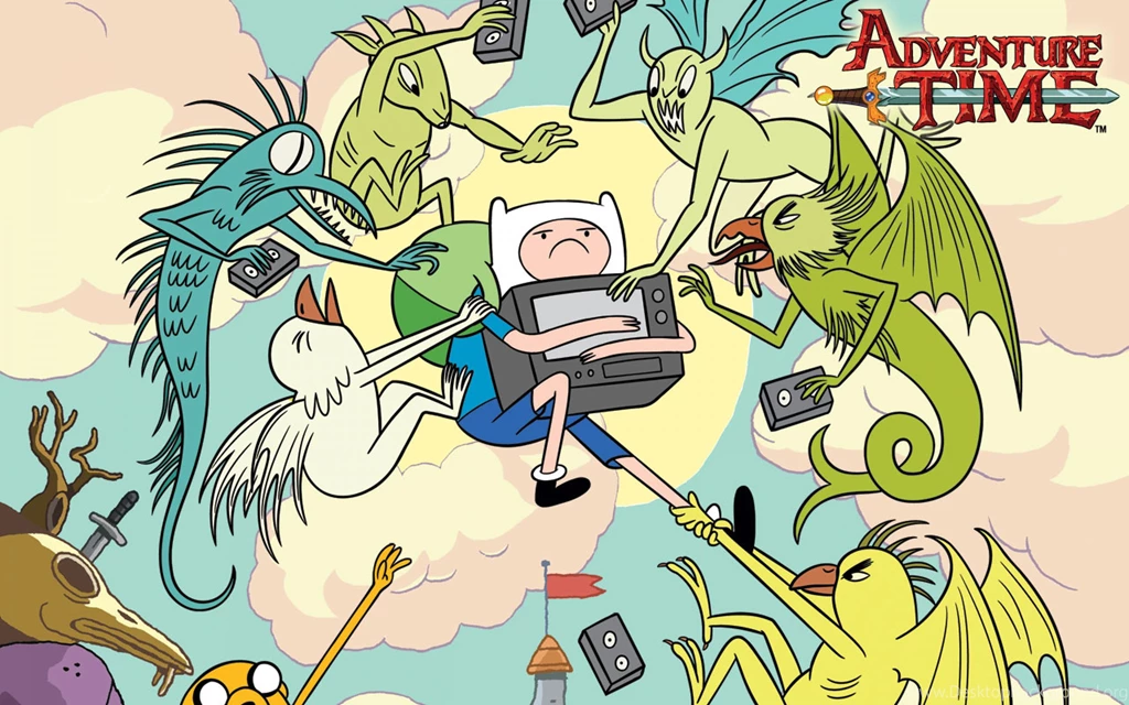 Download Wallpapers 3840x2400 Adventure Time With Finn & Jake, Finn ...